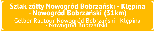 Szlak żółty Nowogród Bobrzański - Klępina - Nowogród Bobrzański 